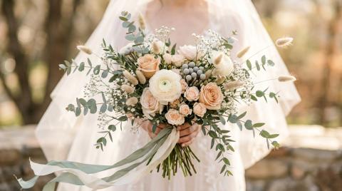 Как собрать свадебный букет в стиле бохо