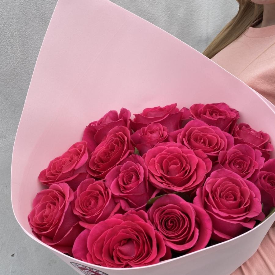 Букеты из розовых роз 70 см (Эквадор) Артикул - 184184