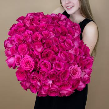 Букет из розовых роз 75 шт. (40 см) артикул: 86779