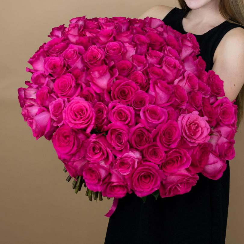 Букеты из розовых роз 40 см (Эквадор) (артикул букета  87262)