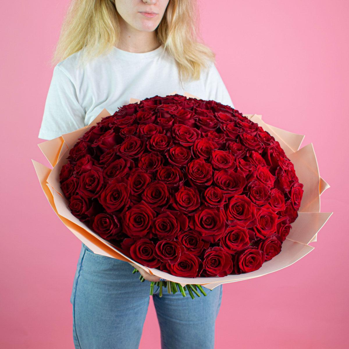 Розы Эквадор 40 см (Красный)