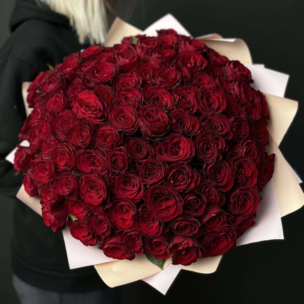 Розы 101 шт из Кении