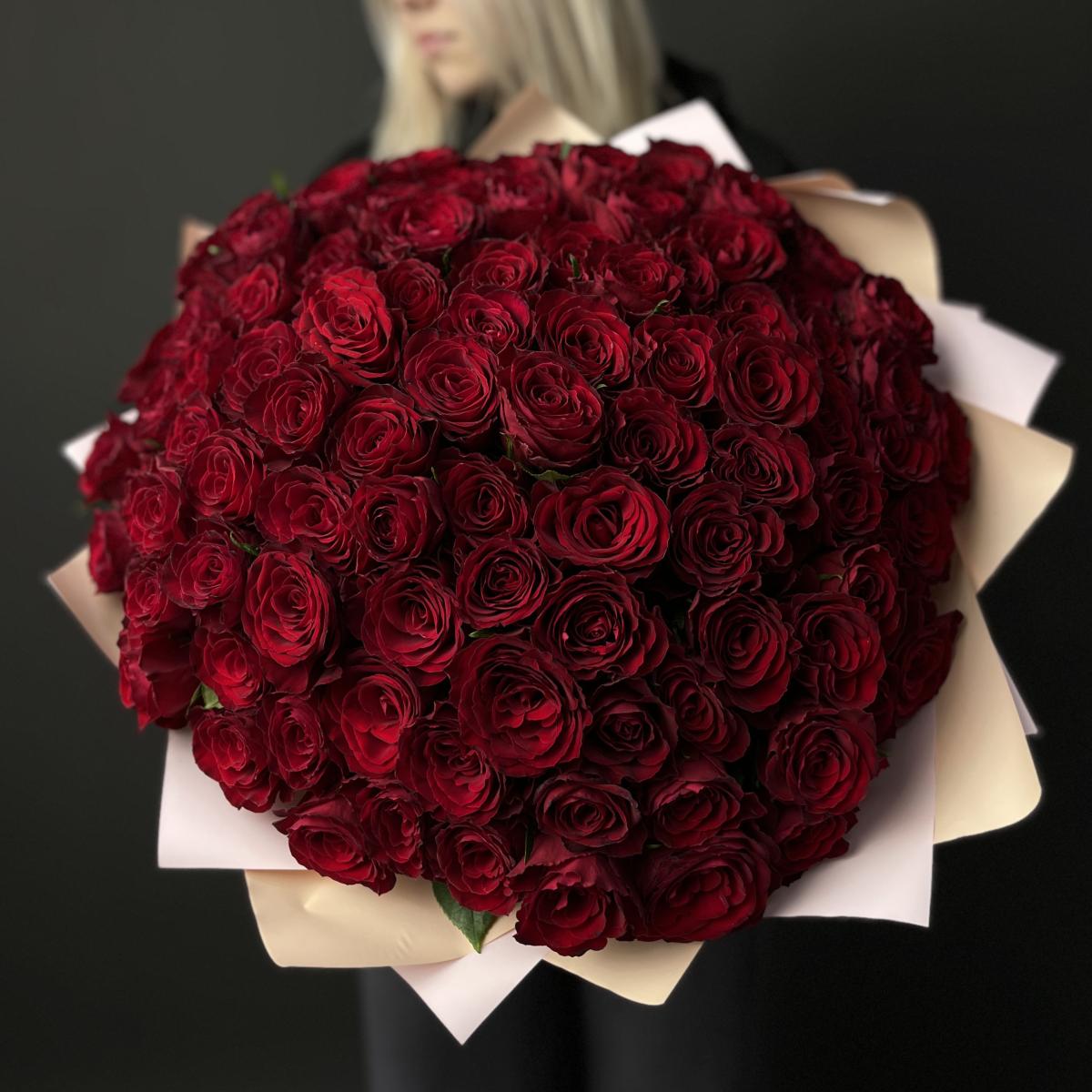 Розы 101 шт из Кении