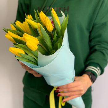 Тюльпаны жёлтые 15 шт Артикул  136045